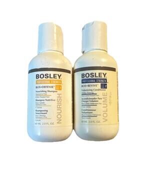 Bosley Professional Strength Shampoo and Condition *New* Travel Size